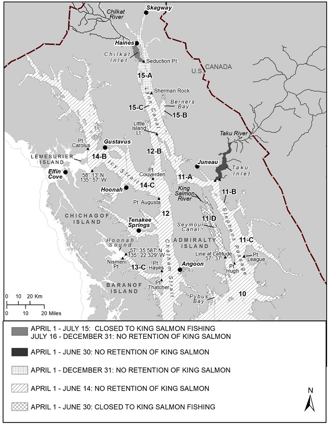 Sport Fishing Regulations For King Salmon  In Southeast Alaska And  The Haines/Skagway Area For 2022